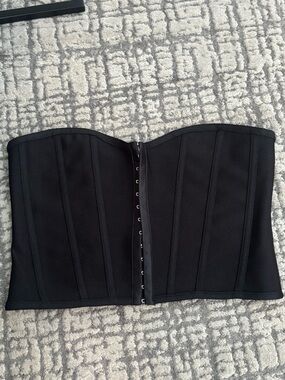 PrettyLittleThing Black Shaping Waist Trainer Corset